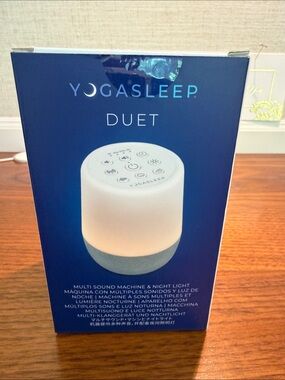 Yogasleep Duet Sound Machine & Night Light - White/Grey